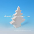 Weihnachtsbaum Figur weiße Porzellan Dekoration für LED